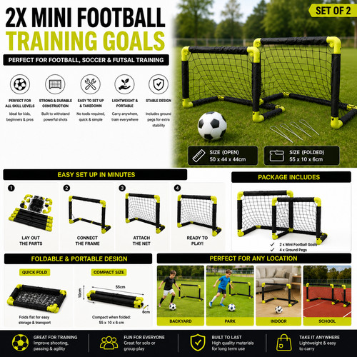 Set mini football goals - of, 2