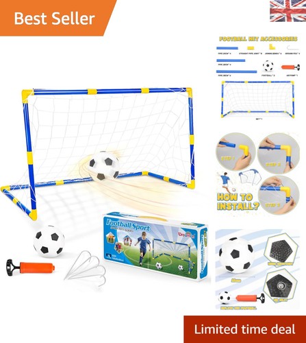Durable kids soccer goal post - soccer,